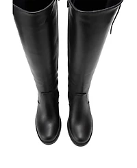 Forever & Always Shoes Women's Lensa Leather Block Heel Boot