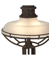 Franklin Iron Works Western Table Lamp with Usb Charging Port 26.5"