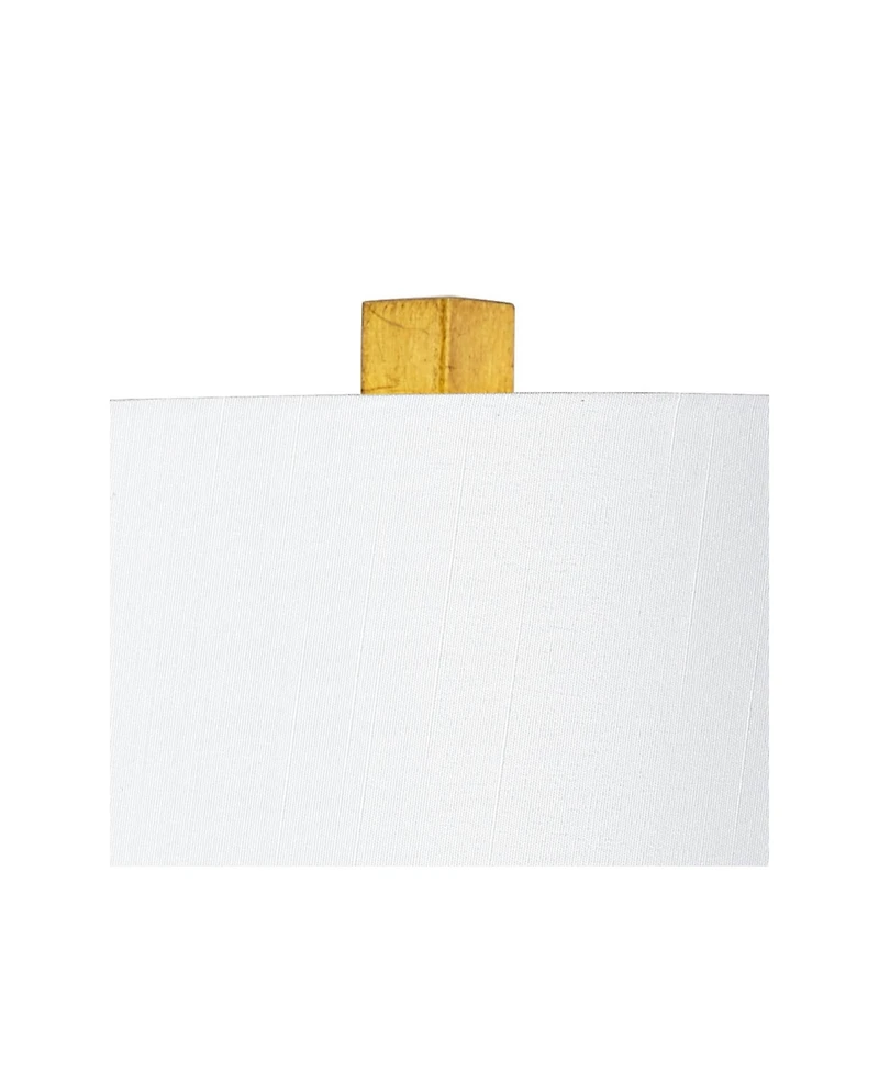 Possini Euro Design Zeus 29 1/2" Tall Modern Glam End Table Lamp Sculptural Gold Leaf Finish Living Room Bedroom Bedside Shade