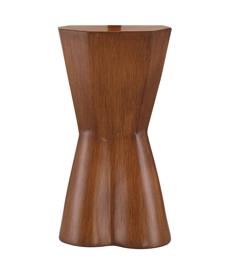 Possini Euro Design Tri 30" Tall Large Modern End 3-Way Table Lamp Faux Wood Finish Single Shade Living Room Bedroom