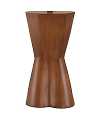 Possini Euro Design Tri 30" Tall Large Modern End 3-Way Table Lamp Faux Wood Finish Single Shade Living Room Bedroom