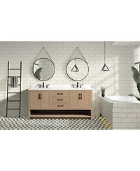 Ari Bath Venice 72" Bathroom Vanity Oak