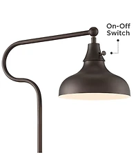 Franklin Iron Works Ferris Industrial Rustic 57" Tall Pharmacy Floor Lamp