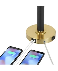 360 Lighting Rawdon 27" High Brass Light Pull-Chain Table Lamp Set of 2