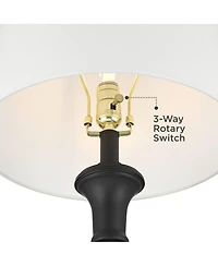 360 Lighting Theo High Metal Column Table Lamp Set of 2