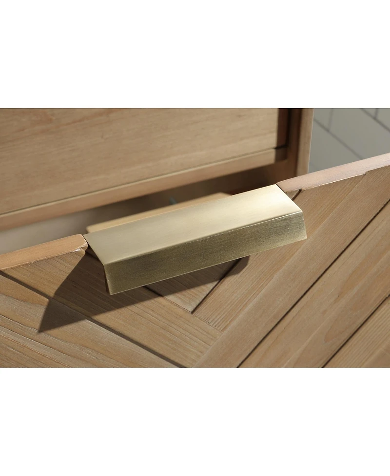 Ari Bath Carlsbad 24" Floating Bathroom Vanity Weathered Fir