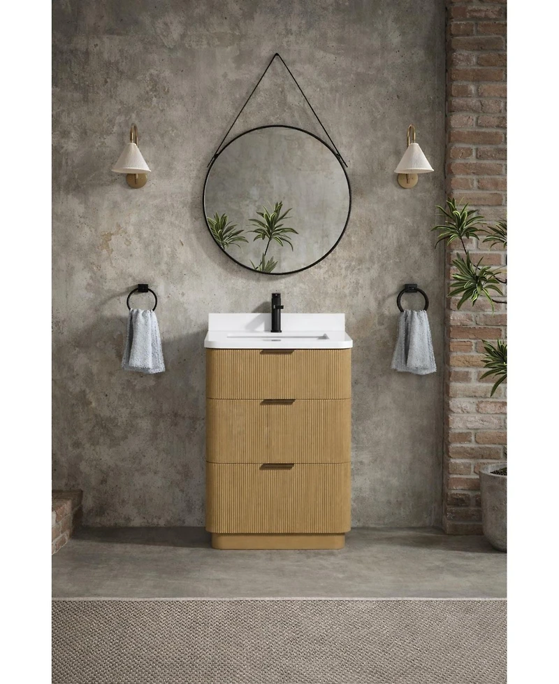 Ari Bath Calamigo 24" Bathroom Vanity Oak