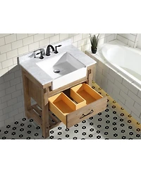 Ari Bath Marina 30" Bathroom Vanity Weathered Fir
