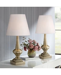 360 Lighting Traditional Accent Table Lamps 19" High Set of 2
