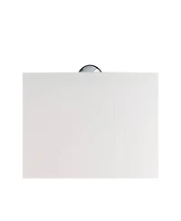 Possini Euro Design Roxanne Coastal Table Lamp with Round Riser 26 1/4" High Glass Led Nightlight Drum Shade for Bedroom Living Room Nightstand