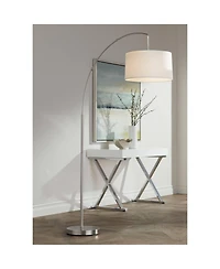 360 Lighting Cora Modern Industrial 72" Tall Arc Floor Lamp with Smart Socket