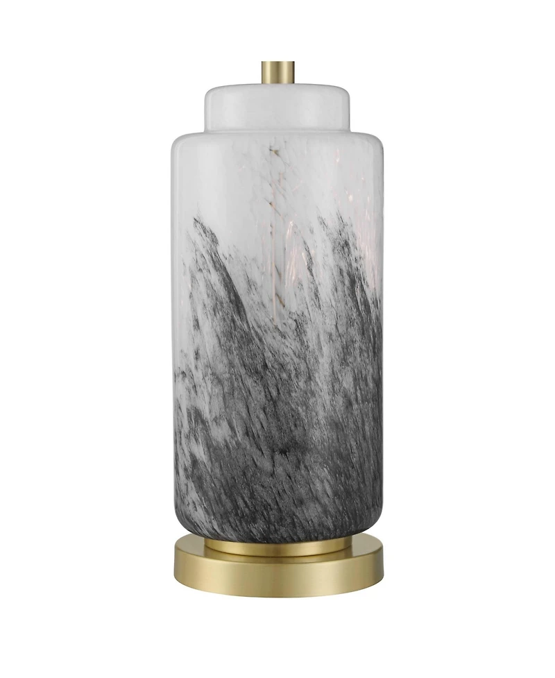 360 Lighting Tatiana 27 3/4" Tall Modern 3-Way Table Lamp Finish Art Glass Single Living Room Bedroom (Colors May Vary)