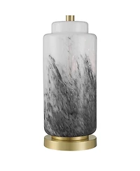 360 Lighting Tatiana 27 3/4" Tall Modern 3-Way Table Lamp Finish Art Glass Single Living Room Bedroom (Colors May Vary)