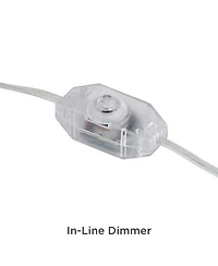 360 Lighting Modern Coastal Table Lamps 25.25" High Set of 2 Led with Round Risers Dimmer Ceramic Drum Shade for Living Room