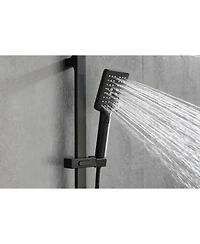 Busdays Handheld Shower with 28-Inch Slide Bar and 59-Inch Hose