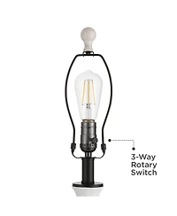 360 Lighting Gaffigan High Column Table Lamp Set of 2