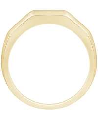 Macy's Men's Lab Grown Diamond (1 ct. t.w.) Ring Gold Vermeil Over Sterling Silver