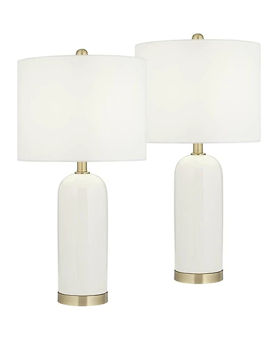 360 Lighting Draper 26" High Modern Coastal Table Lamps Set of 2