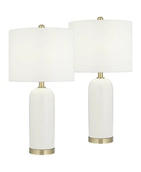360 Lighting Draper 26" High Modern Coastal Table Lamps Set of 2