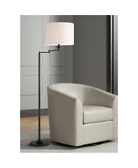 360 Lighting Romero Farmhouse Rustic 61.5" Tall Standing Floor Lamp Pole Swing Arm