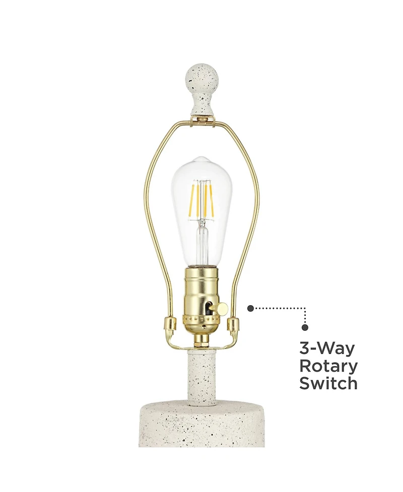 360 Lighting Jaime 27.5 Tall Modern Coastal 3-Way Table Lamps Set of 2