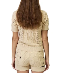 Central Park West Women's Jaden Short Sleeve Cardi