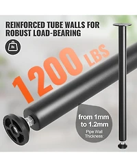 Gouun 30 in Adjustable Desk Legs Set of 4, Reinforced Steel Table Legs with 1200 lbs Load Capacity