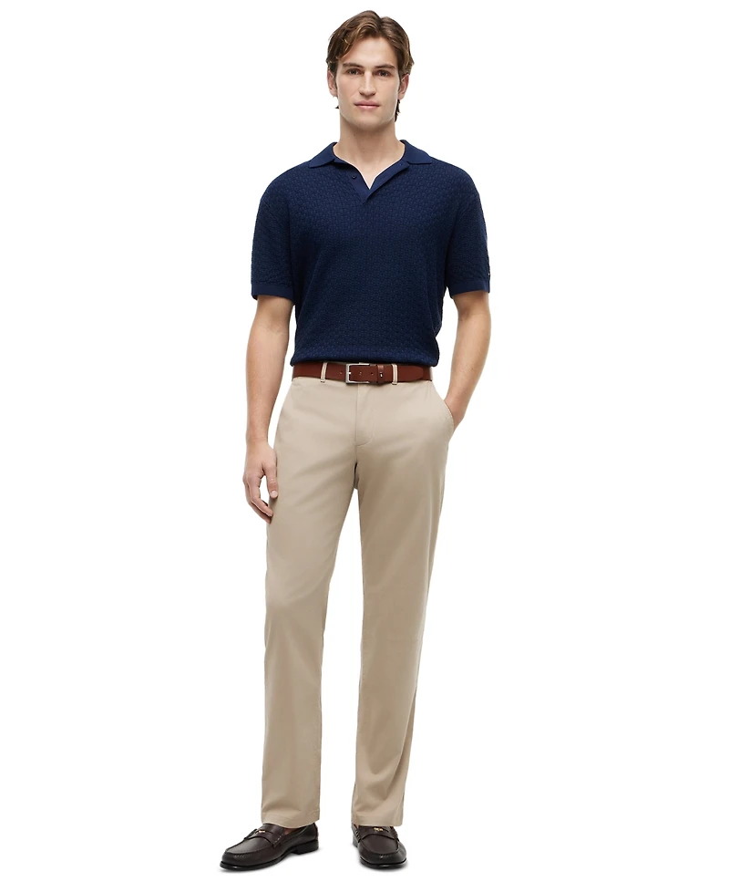 Tommy Hilfiger Men's Denton Essential Straight-Fit Stretch Twill Chino Pants