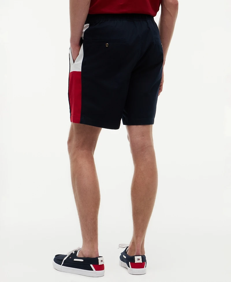 Tommy Hilfiger Men's Dover Poplin Logo Shorts