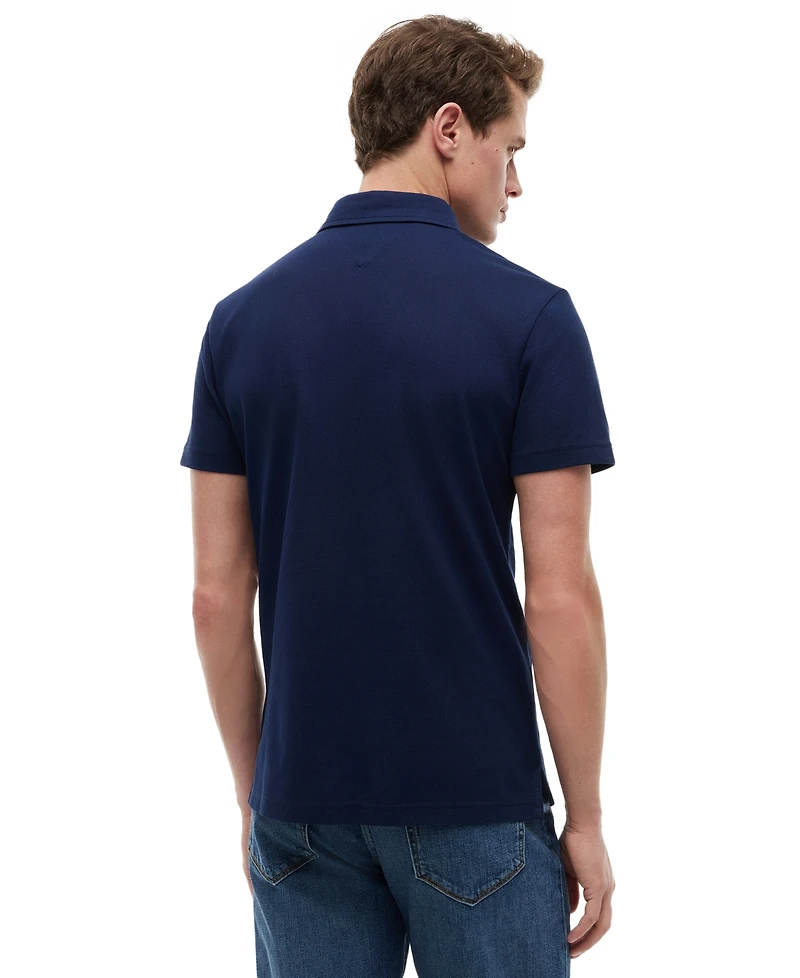 Tommy Hilfiger Men's Mesh Regular-Fit Polo Shirt