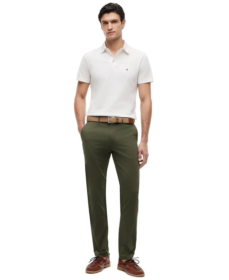 Tommy Hilfiger Men's Mesh Regular-Fit Polo Shirt