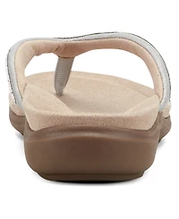 Easy Spirit Women's Wendi Embellished Thong Slip-On Sandals
