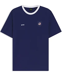 Boss by Hugo Men's Stretch-Cotton Usa Country Flag Logo T-Shirt