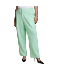 Eloquii Women's Plus Straight Leg Trouser