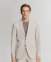 Mango Men's Stretch Fabric Super Slim-Fit Suit Jacket