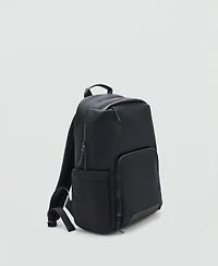 Mango Men's Multi-Functional Water-Repellent Pockets Backpack