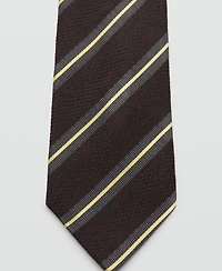 Mango Men's Combined Stripes Tie