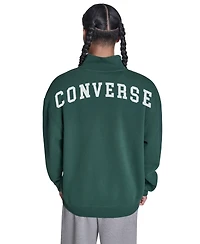 Converse Men's Regular-Fit Collared Neck Sweatshirt