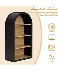 Rainsken 43" Arched Bookshelf
