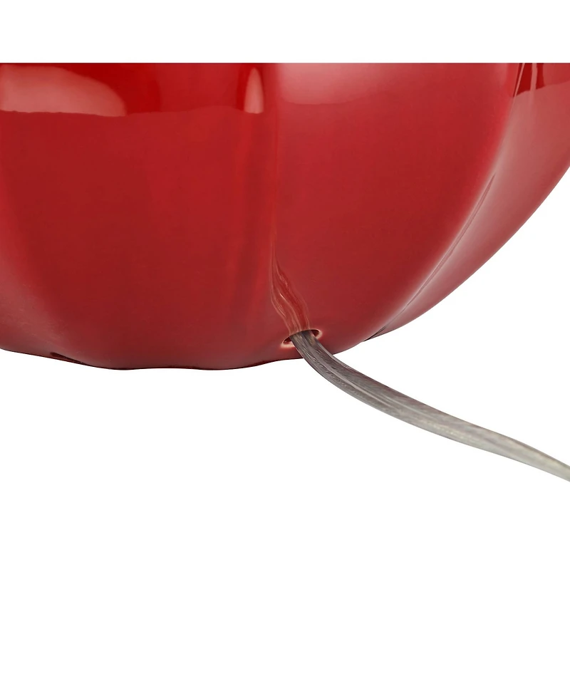 360 Lighting Gordy 20 1/2" High Small Mid Century Modern Accent Table Lamp Red Ceramic Single Living Room Bedroom Colors May Vary