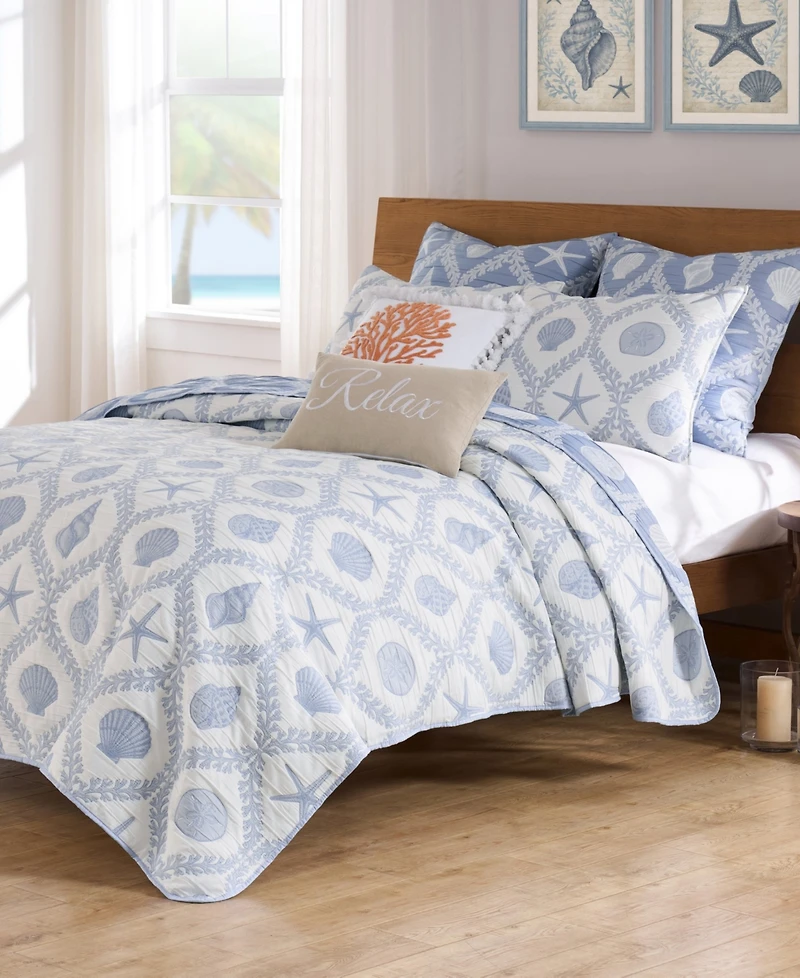 Greenland Home Fashions Laguna Reversible 2-Pc. Coverlet Set, Twin/Twin Xl