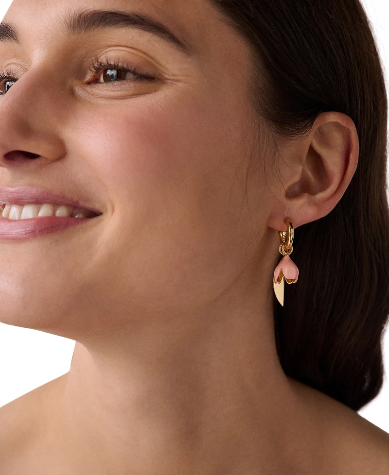 kate spade new york Cubic Zirconia Golden Bloom Drop Earrings