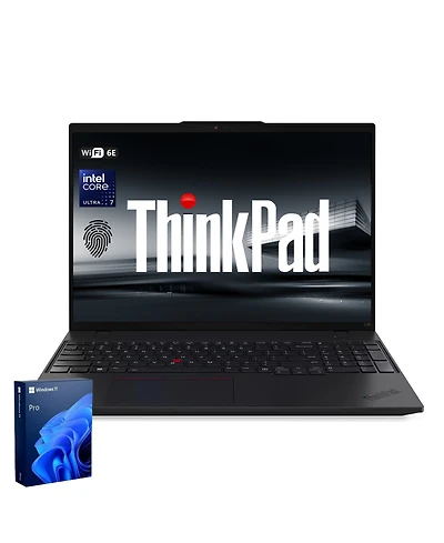 Lenovo ThinkPad L16 16" Traditional Laptop Intel Core Ultra 7 16GB Ram Intel Graphics 512GB Ssd Storage Windows 11 Pro 60Hz