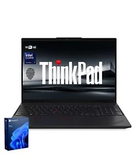 Lenovo Thinkpad 16 Laptop Intel Core Ultra 7 16gb Ram Intel Graphics Windows 11 Pro 60hz Black