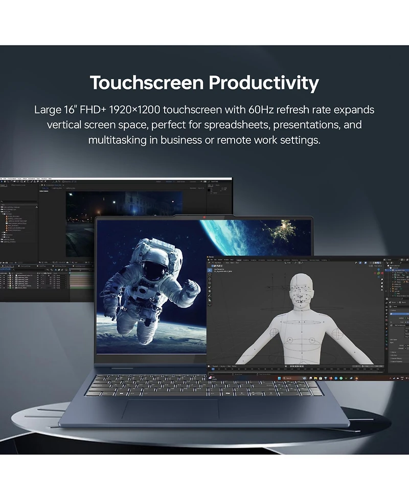 Lenovo IdeaPad Slim 5 16" Traditional Laptop Amd Ryzen Ai 7 64GB Ram Amd Radeon Graphics 4TB Ssd Storage Windows 11 Home 60Hz