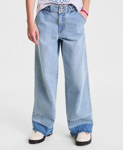 Levi's Girls' 7-16 Braided High Rise Baggy Jeans