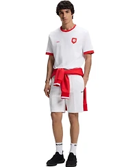 Boss by Hugo Men's Stretch-Cotton Canada Country Flag Logo T-Shirt