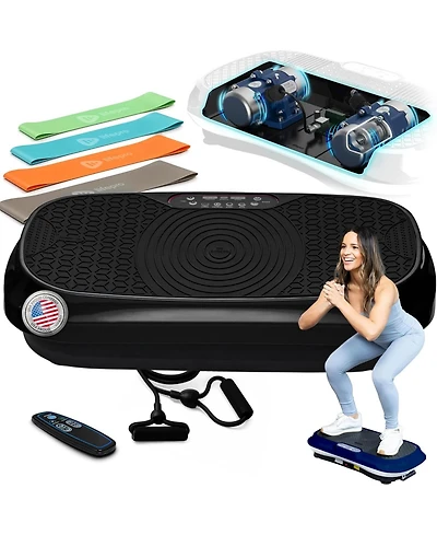 LifePro Waver Mini Vibration Plate – Whole Body Vibration Machine for Weight Loss, Toning, Wellness