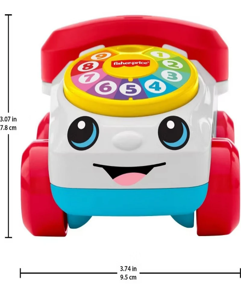 Fisher-Price Chatter Telephone Vehicle Push-Along Toy