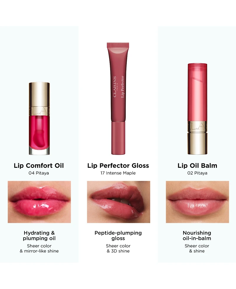 Clarins Lip Perfector Peptide-Plumping and Hydrating Gloss
